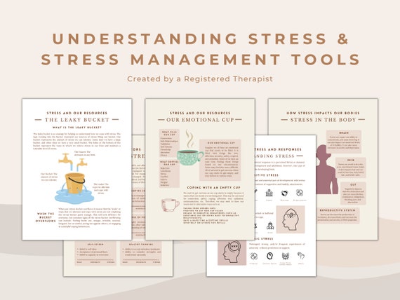 Stress Management Tools: Psychoeducation Posters for Mental Health (PDF)