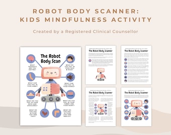 Robot Body Scan: Kids Mindfulness Activity (PDF)