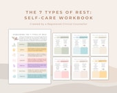 7 Types of Rest Self-Care Workbook: Mental Health (PDF)