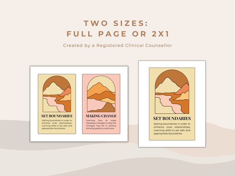 Trauma Therapy Goals Card Pack Setting Goals Collaboratively Etsy