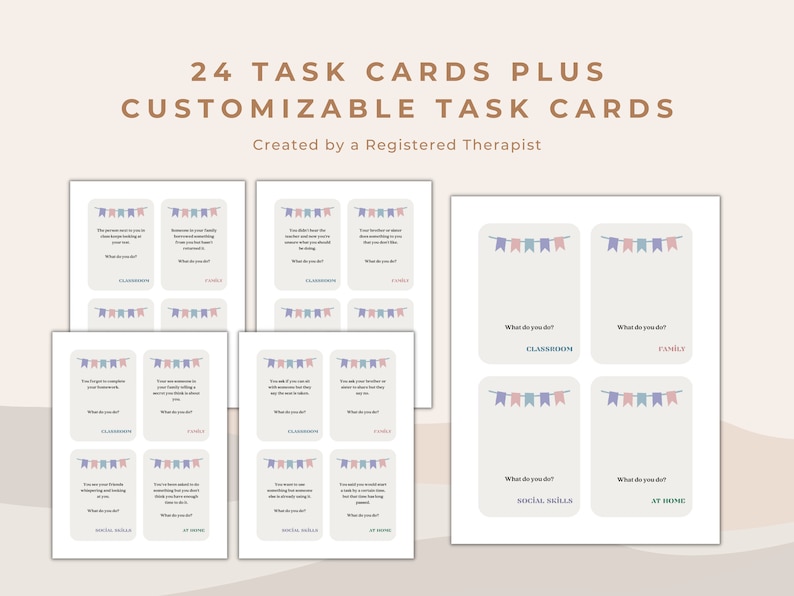 Executive Functioning Worksheets & Task Cards: Therapy Tool (PDF) - Etsy