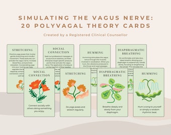 Vagus Nerve Stimulation Activity Cards: Polyvagal Theory (PDF)