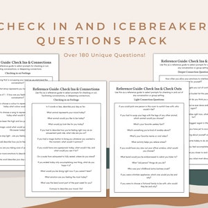 Check Ins and Icebreaker Questions for Groups | Teen Counselling | Group Therapy | Meetings