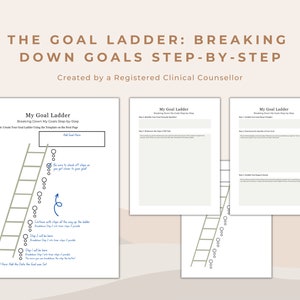 Goal Ladder Worksheet: Therapeutic Goal-Setting (PDF)
