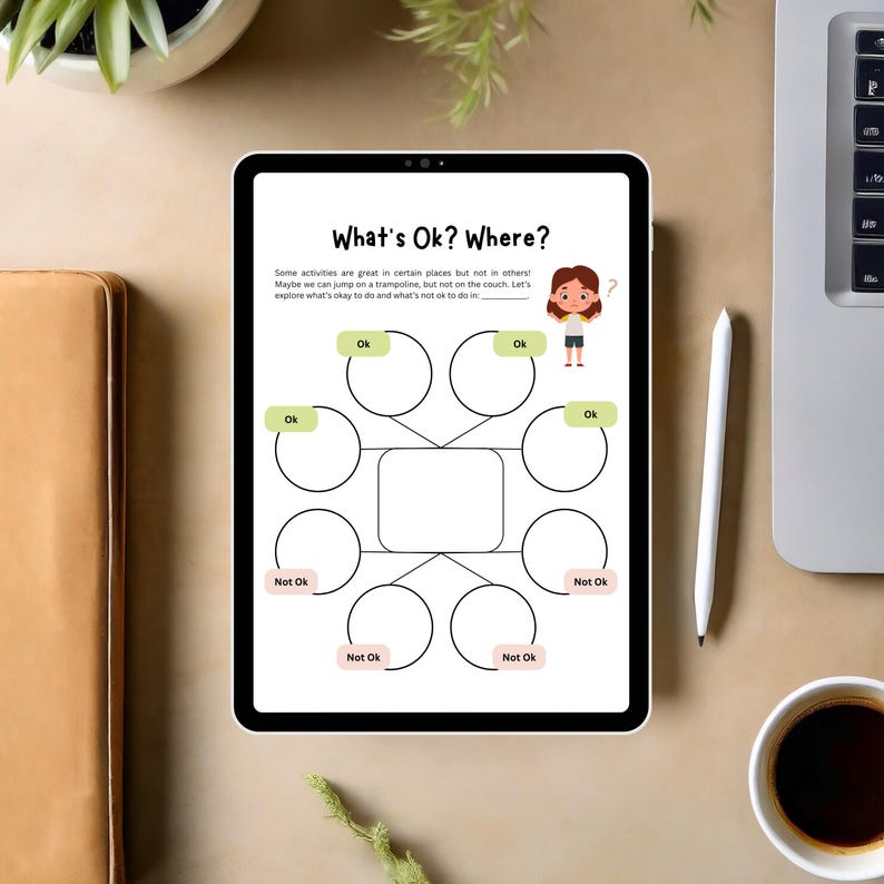 Teaching Boundaries Tool: Social Skills Activity for Kids (PDF Download ...
