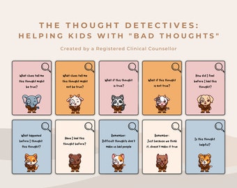 The Thought Detectives: Helping Kids and Children to Cope with and Understand Difficult Thoughts and Emotions | OCD, Anxiety, Mental Health