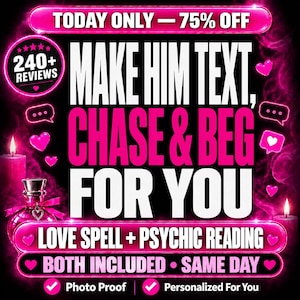 SAME DAY Make Him Cry, Beg & Chase You Love Reading, Psychic, True Feelings, Next Move, Contact, Relationship Future Prediction