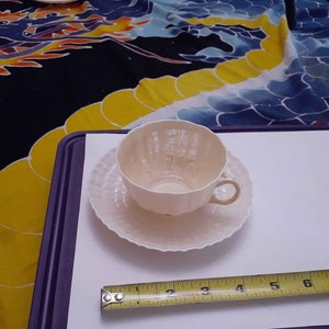Belleek ベリーク クリーム＆シュガーボウル イエローラスター