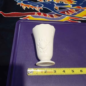 レノックス ラブリーショートローズ柄花瓶