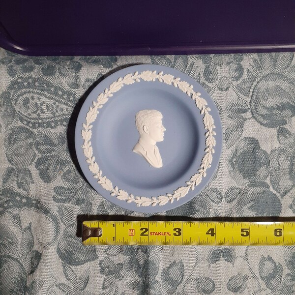 Vintage Wedgwood Light Blue Jasper Kennedy Tray