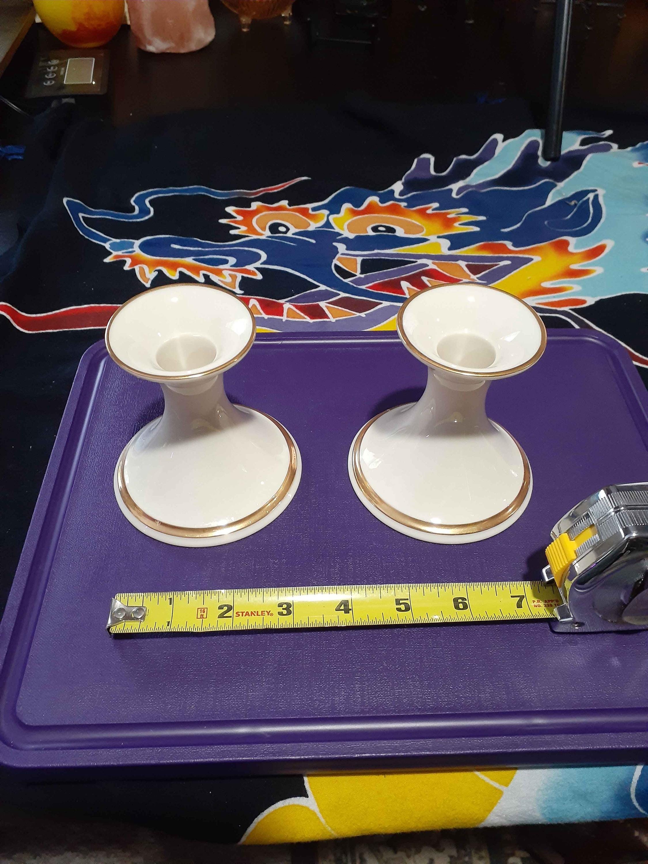 レノックス キャンドル ホルダー 2個セット レノックス磁器キャンドルホルダー 2個 - Etsy 日本