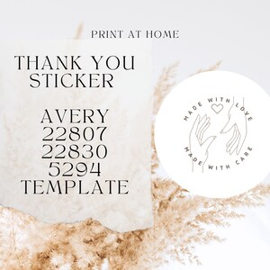 PRINTABLE TO From Tag Circle Tags. Avery Template 22856 - Etsy