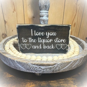 In stock sign - Ready To Ship Home Decor - Gifts Under 20 - Rustic Wooden Home Bar Sign - Funny She Shed Sign - Handmade Man Cave Sign