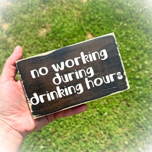 In stock bar sign - Ready To Ship Home Decor - Gifts Under 20 - Rustic Wooden Home Bar Sign - Funny She Shed Sign - Handmade Man Cave Sign