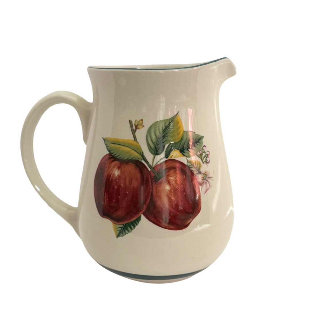 China Pearl Casuals Apple Design Ceramic Pitcher 7