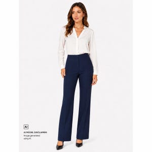 Vintage Navy Blue Pants - Etsy