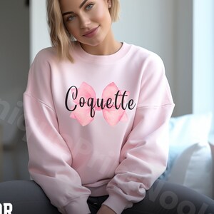 Kokette-Sweatshirt, Kokette-Rundhalsausschnitt, dunkle Kokette, Kokette-Kleidung, Kokette-Oberteil, Kokette-Pullover, süßes gemütliches Hemd, Muttertags-T-Shirt