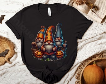 Halloween Gnome T-Shirt: Spooky Season Gnomes Tee