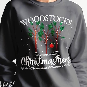 Comfort Colors® Charlie Brown-kersttrui, Charlie Brown Tree-shirt, Peanuts-kersttrui, leuk kerstshirt,