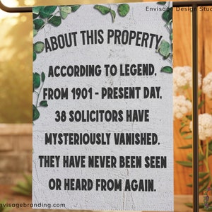 No Soliciting Sign Funny, No Soliciting Yard Sign, No Trespassing Sign,  Sarcastic Yard Flags, Funny Yard Art, Gifts for Home