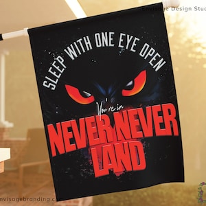 Virginia Hokies Never Never Land Garden Yard Flag, College Football Banner, Tailgate Banner, Va Tech Gifts, Enter Sandman, Tech Hokies Sign