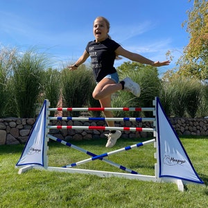 Set Agility ORHEYA Con 15 Aste E 10 Piedini - Per Allenamento Sportivo, Basket, Calcio