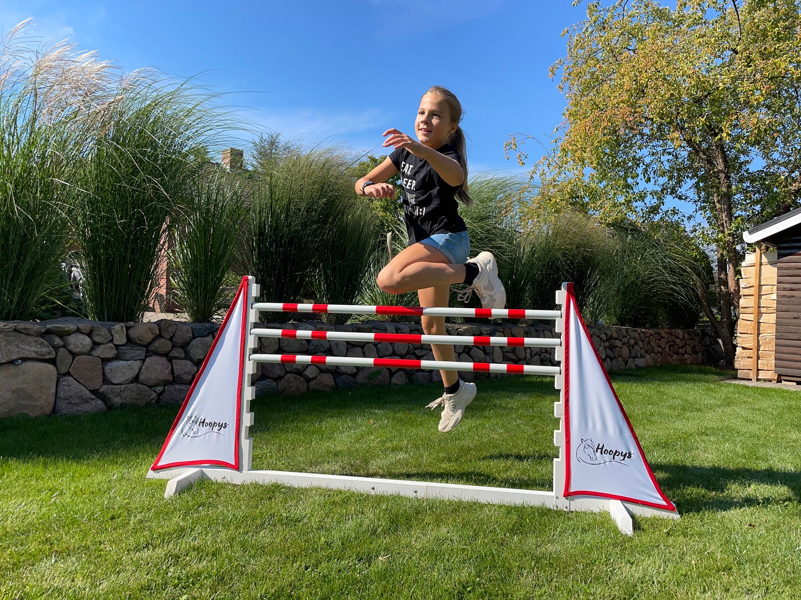 Hobby Horse Jumping Bar, Pack of 2, Obstacle Bar, Trotting Bar for