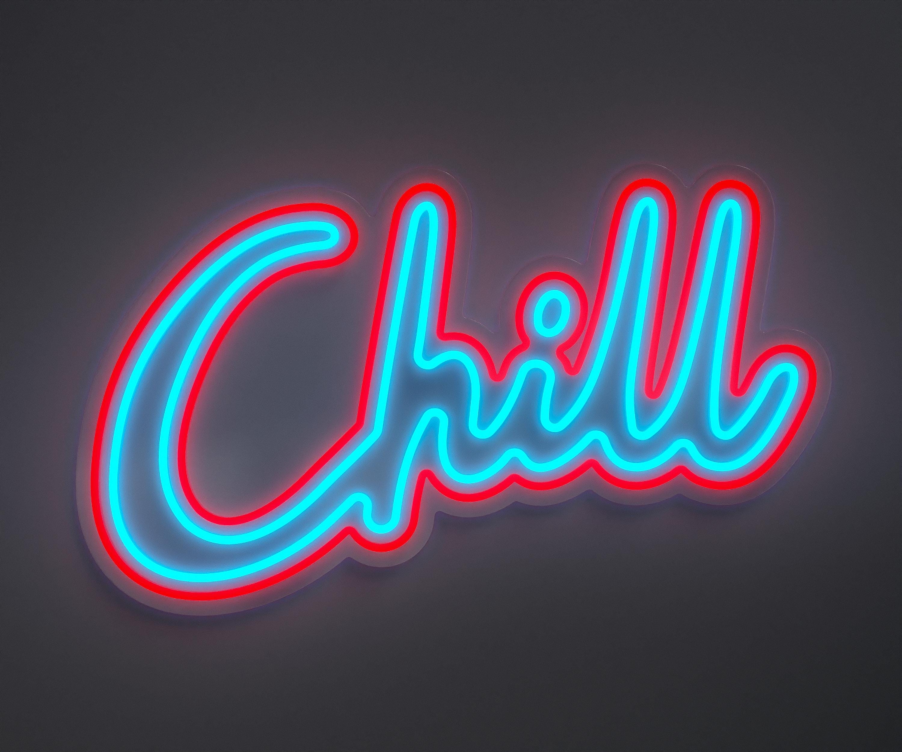 Chill LED Neon Sign - Etsy