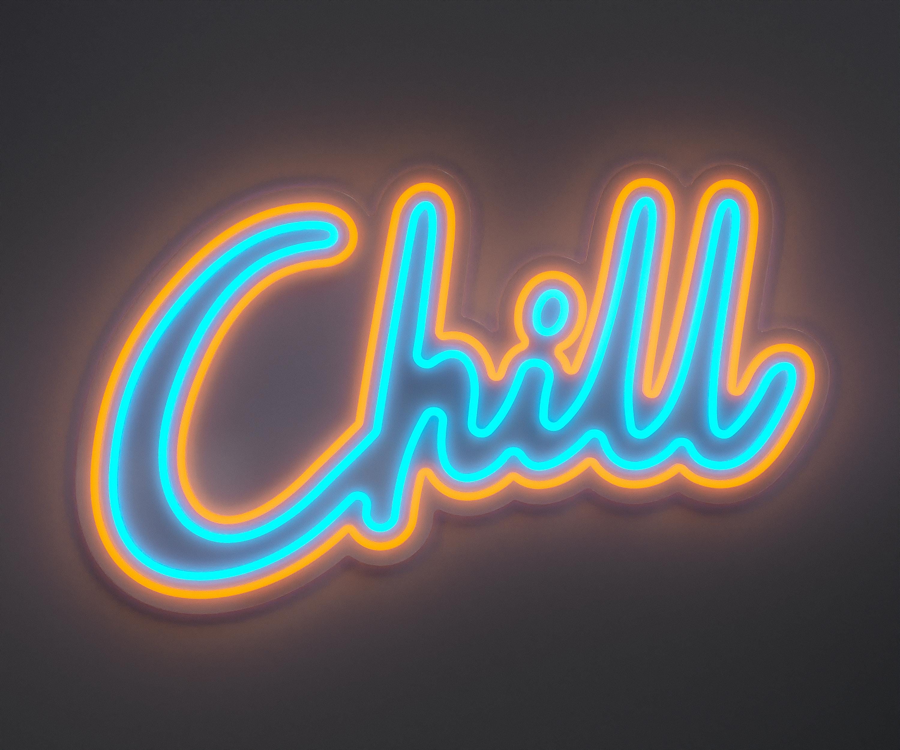 Chill LED Neon Sign - Etsy
