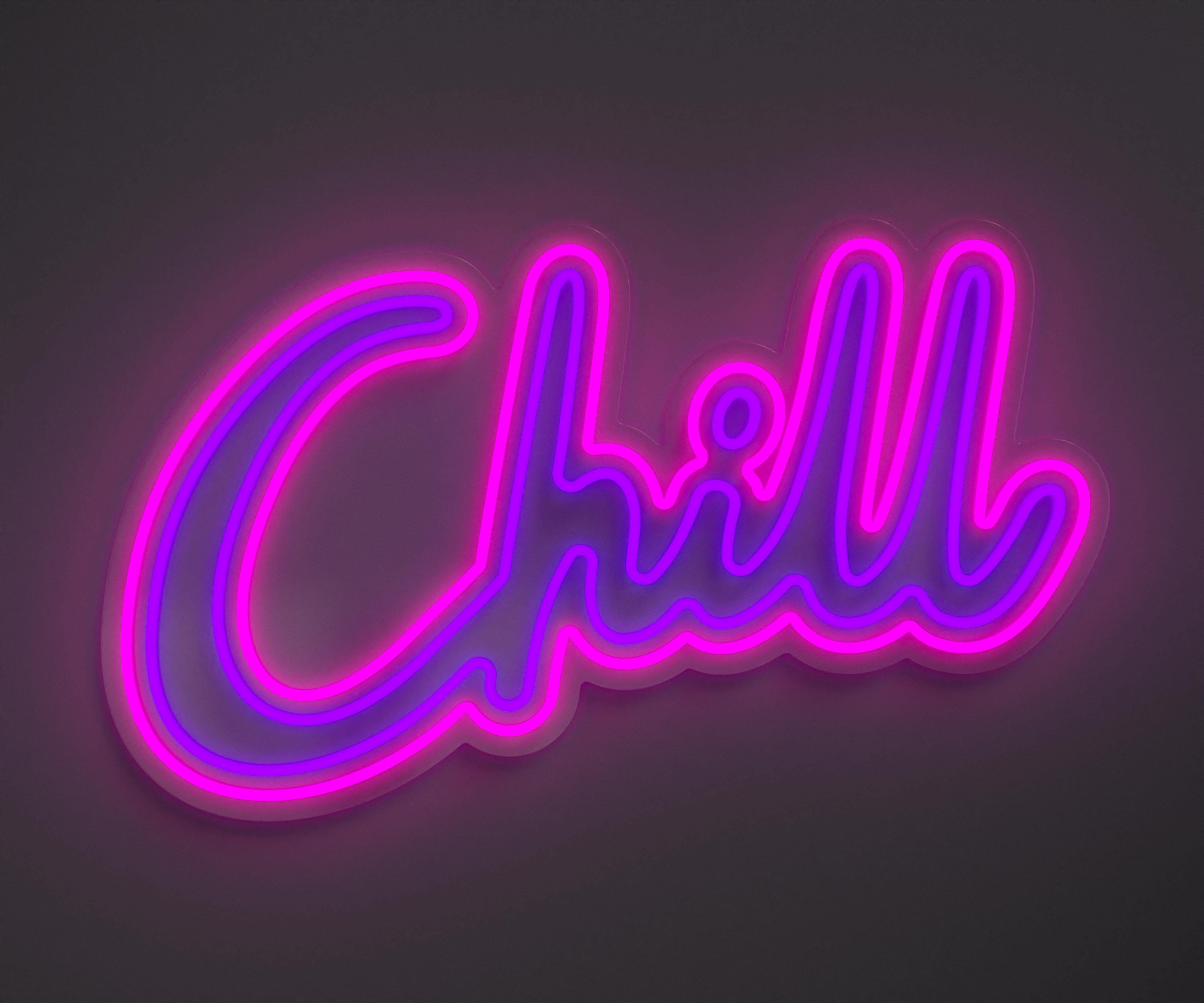Chill LED Neon Sign - Etsy