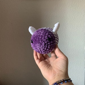 Purple Bee Plushie