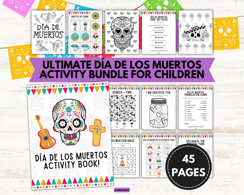 Paquete de actividades imprimibles con temática definitiva del Día de