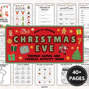 Ultimate Christmas Eve Printable Activity Bundle for Children 40+ Pages ...