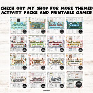 Christmas Printable Activity Book for Kids: Holiday Games, Puzzles & Coloring Pages (Instant Download) image 7