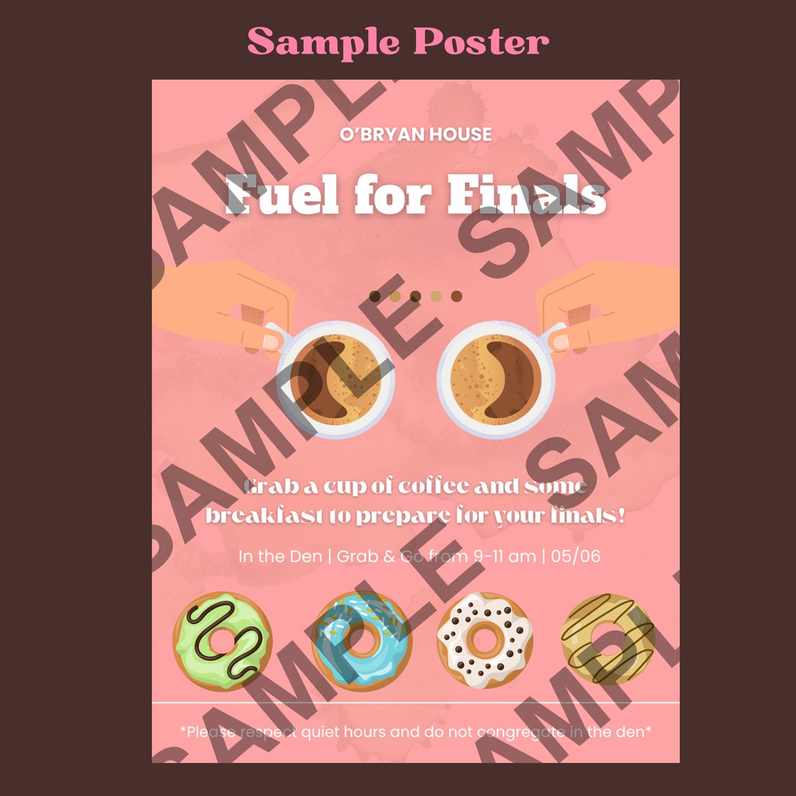 Editable Breakfast Event Canva Poster Template RA Flyer Customizable ...