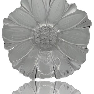 Waltherglas Crystal Petal Satin Bowl Germany Walther-Glas Flower