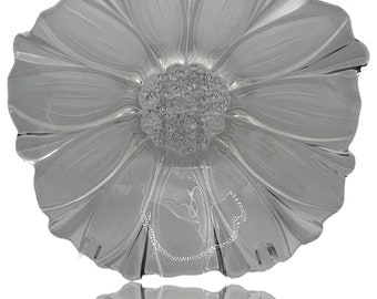 Waltherglas Crystal Petal Satin Bowl Germany Walther-Glas Flower