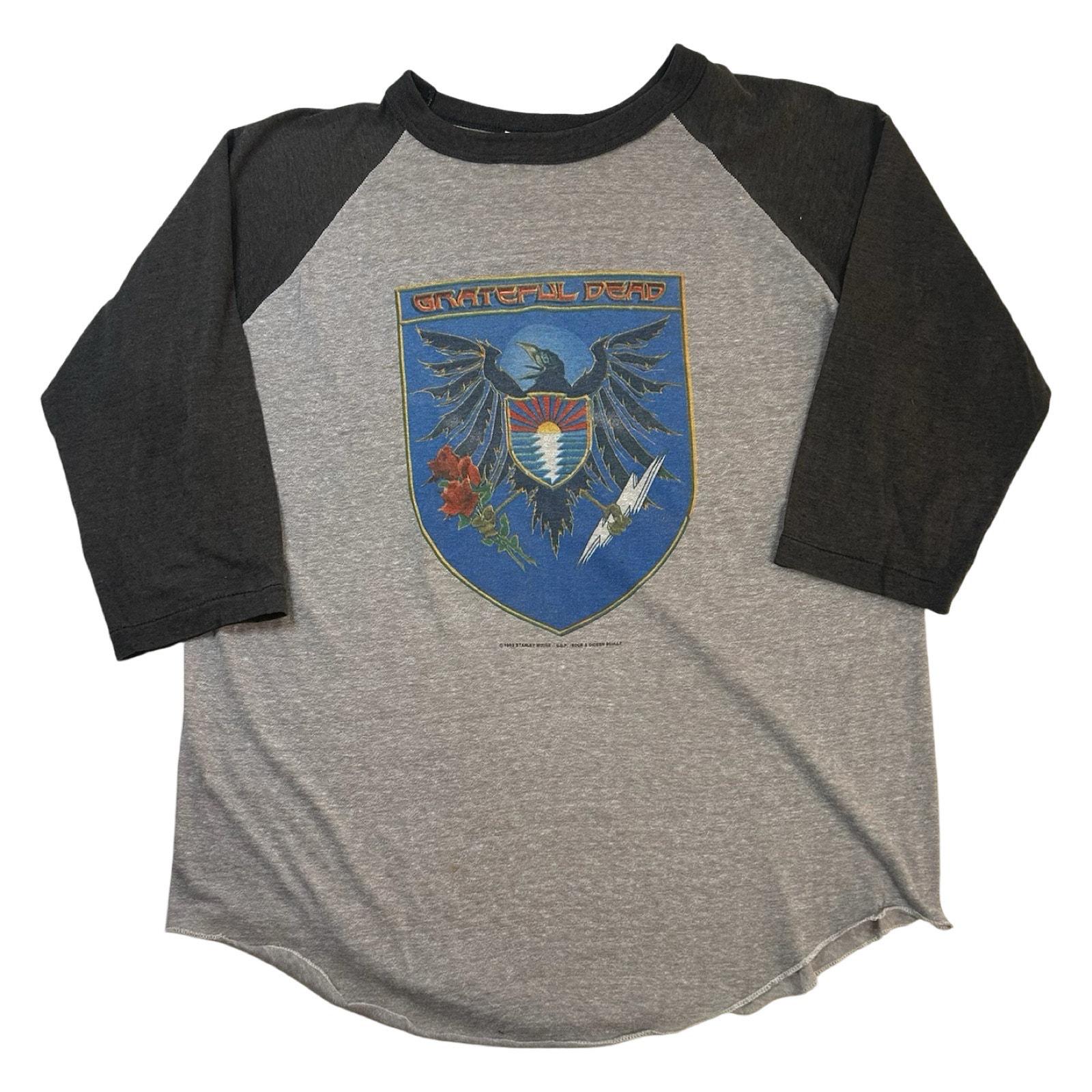 80’s 90's Grateful Dead Raglansleeve VINTAGE GRATEFUL DEAD RAGLAN TEE SHIRT 1988 SIZE XS