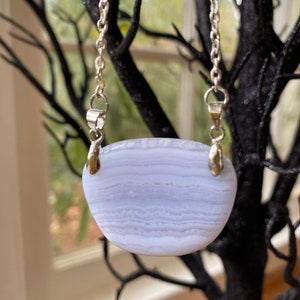 Blue Lace Agate Necklace