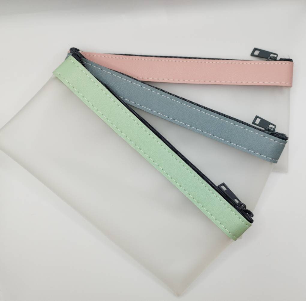 Transparent pencil pouch discount
