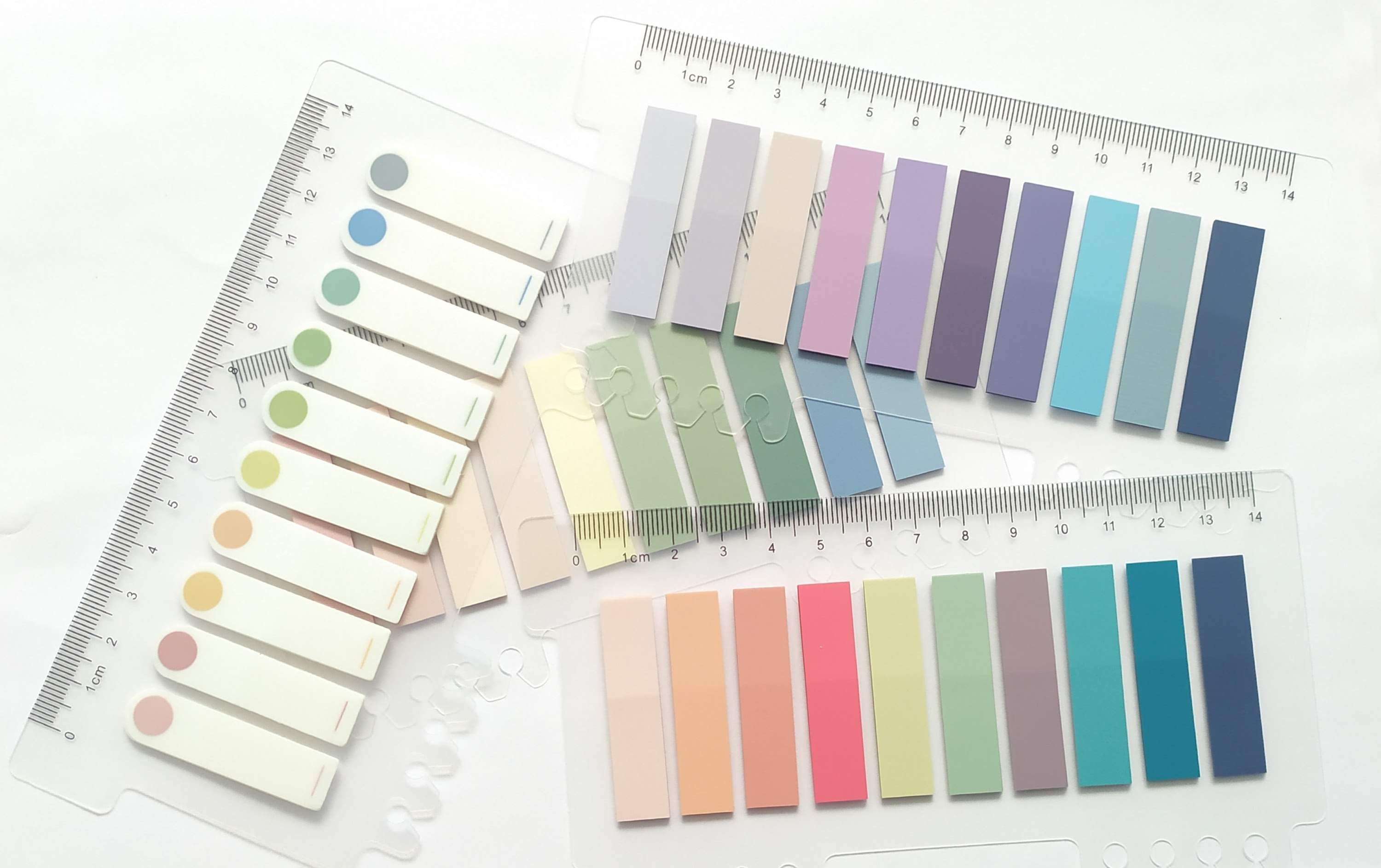 Colorful Transparent Book Tabs - Clear Sticky Notes™