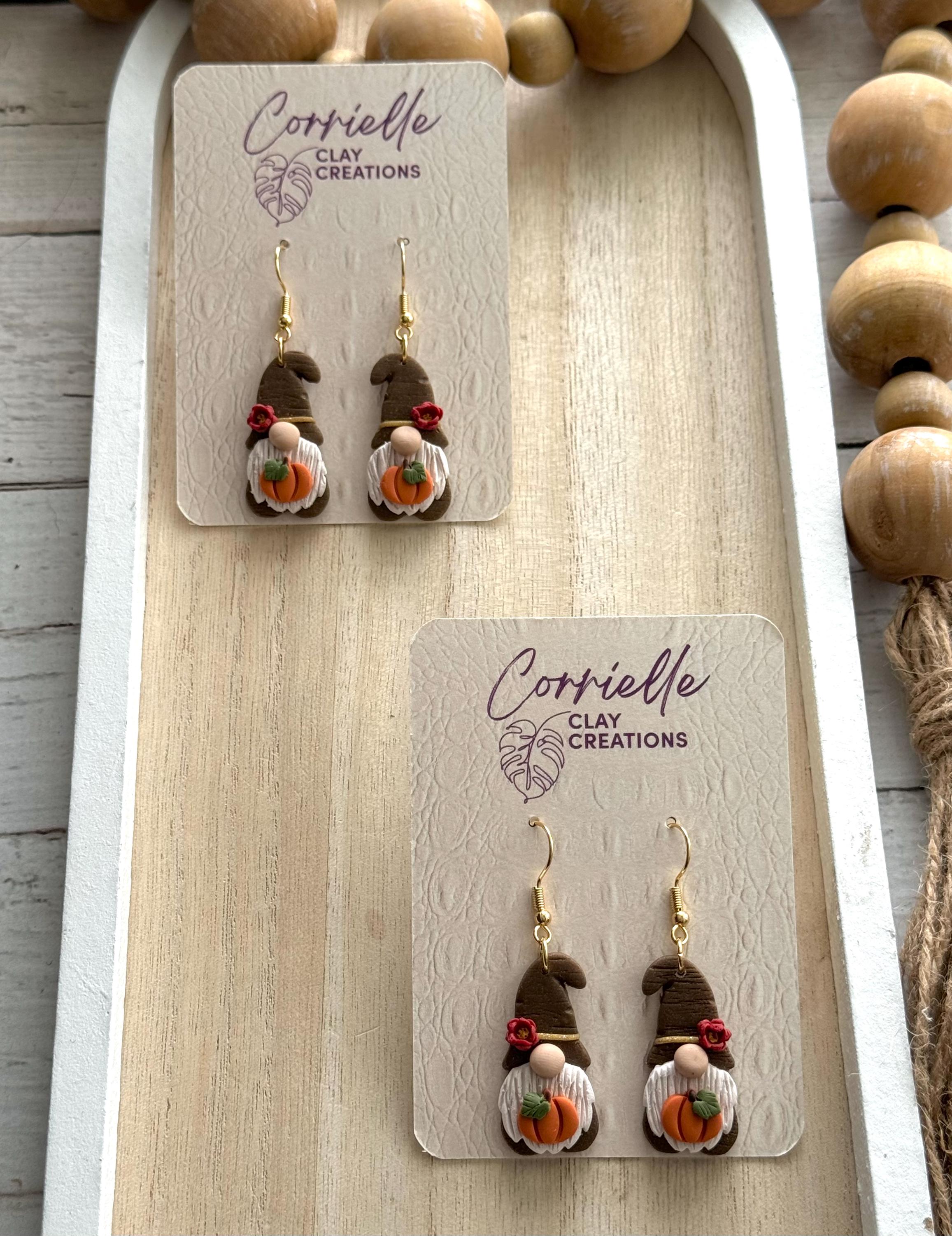 Orecchini Pendenti Autunnali NEWEI A Forma Di Gnomo: 3 Design In Acrilico, Zucca E Tacchino, Leggeri E Ipoallergenici, Regalo Donna Per Il Ringraziamento