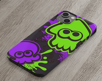 Splatoon 3 phone case iPhone 14 13 12 11 8 7 6 Samsung Plus SE XS Pro Max X XR Mini Tough Inkling Shiver Frye Big Man Deep Cut Callie Marie