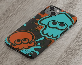 Splatoon 3 phone case iPhone 14 13 12 11 8 7 6 Samsung Plus SE XS Pro Max X XR Mini Tough Inkling Shiver Frye Big Man Deep Cut Callie Marie