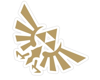 Legend Zelda Tears kingdom sticker vinyl decal link ganondorf korok bumper anime merch game nerd otaku kawaii cute triforce totk