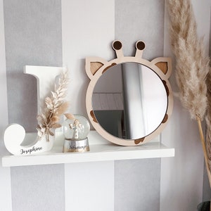 Children's mirror | Children's room decoration | Wooden wall decoration | Wooden animals | mirror | Baby | Gifts | Sweet mirror | Wooden mirror | Baby decoration
