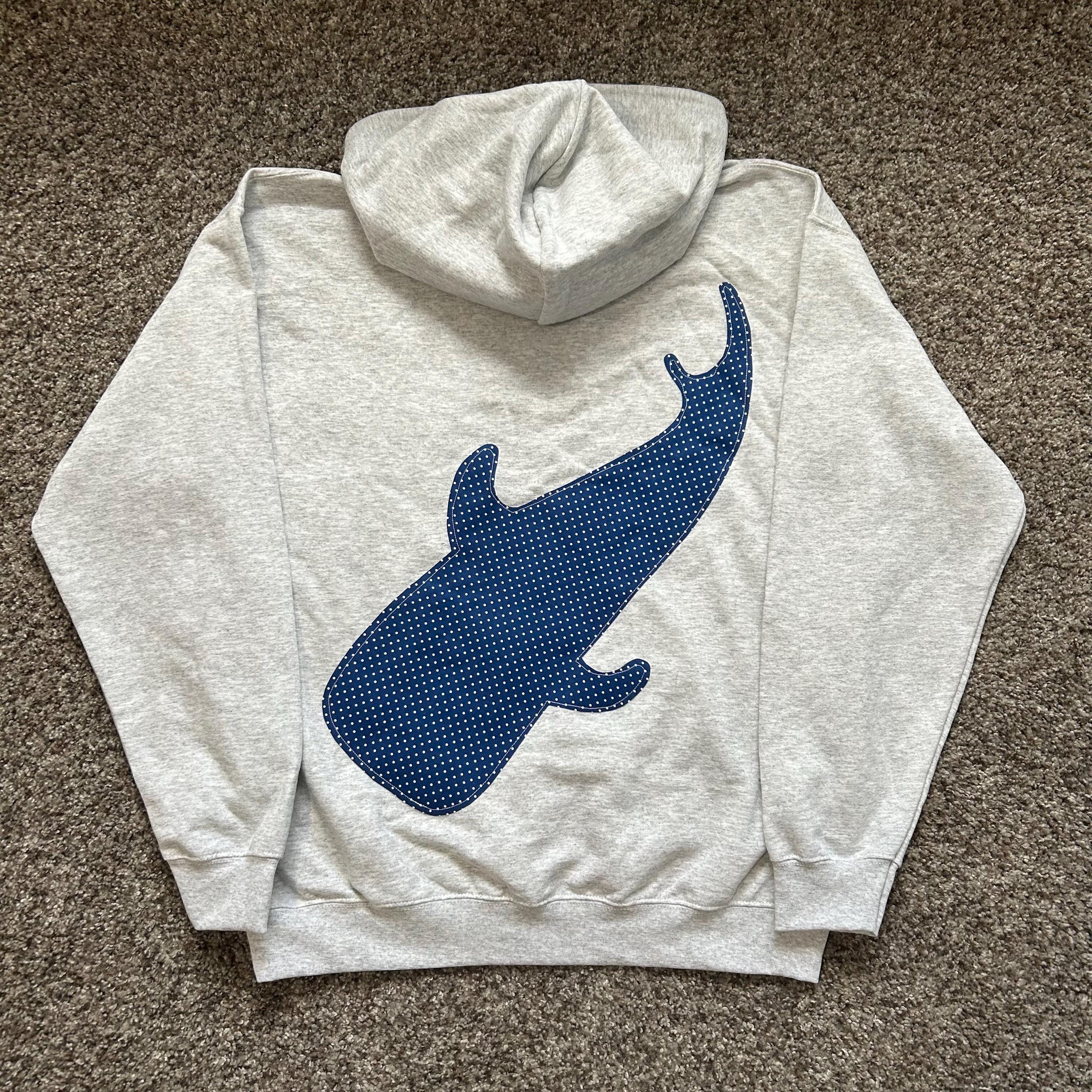 Patchwork Hoodie Whale