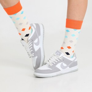 Men's birthday gift ideas: fun socks and crazy socks for men. Paired with cute fall clothes, women fall clothes, and fall aesthetic clothes for a comprehensive fashion look