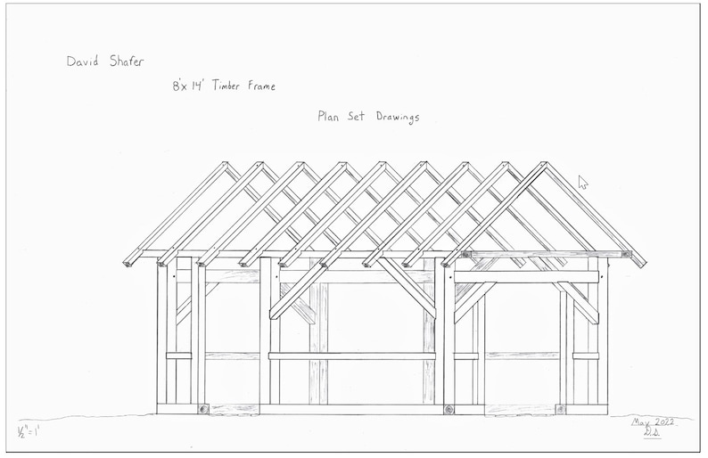 8x14' Timber Frame - Etsy