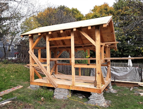 Wood frame shed kits sales